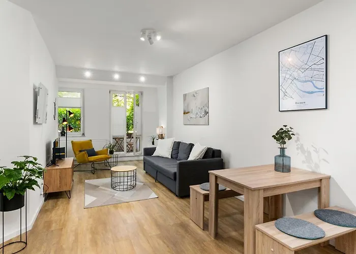 City-Apartment direkt in den Parkanlagen